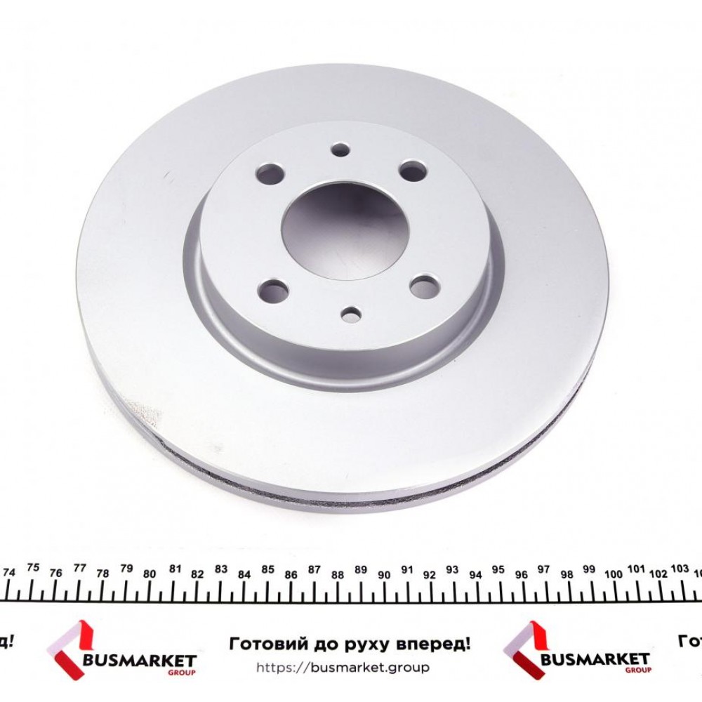 Диск гальмівний (передній) Fiat Doblo 01-05/Punto 93-10/Bravo 96-01 (257x20) (з покриттям) (вент.)
