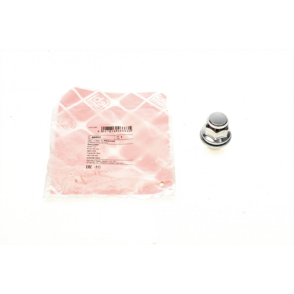 Гайка колісна (передня/задня) Lexus/Mitsubishi/Toyota (M12x1.5)