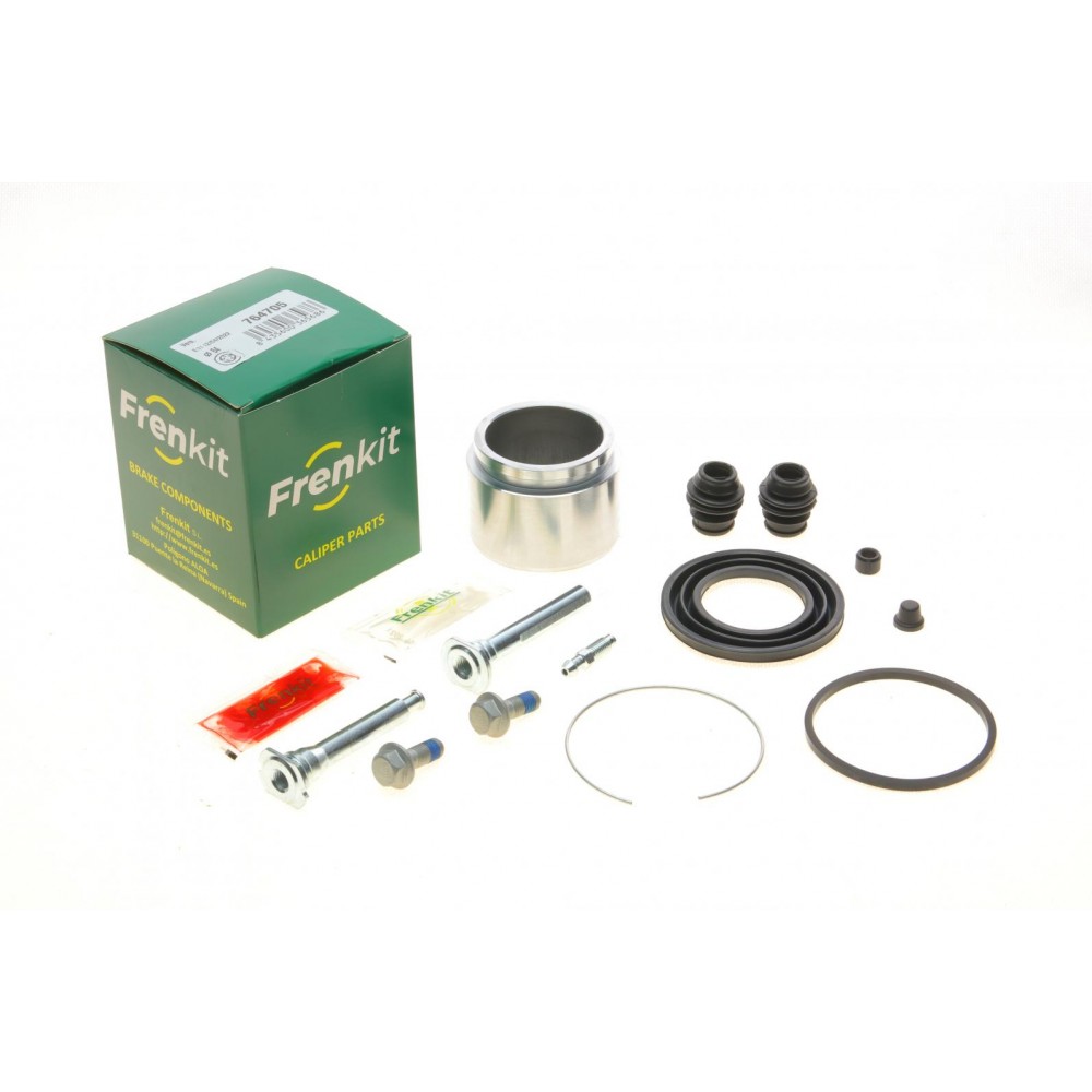 Ремкомплект супорта (переднього) Toyota Avensis 01-09 (d=64mm) (Akebono) (+поршень/направляюча) SuperKit