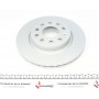 Диск гальмівний (передній) Audi A3/Seat Leon/Skoda Octavia/VW Caddy/Golf 04- (280x22)(з покр.)(вент.)