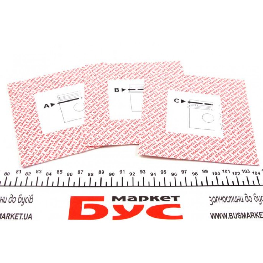 Кільця поршневі BMW 3(E30/36)/5(E28/34) M20/M40 1.6/1.8/2.5/2.7i 81-94 (84.00mm/STD) (1.5-1.75-3)