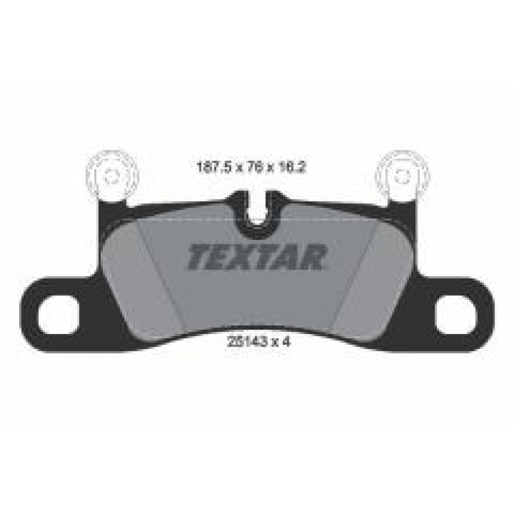Колодки гальмівні (задні) Porsche Cayenne/Cayenne Coupe 17-/911/Boxster 14- (Brembo)