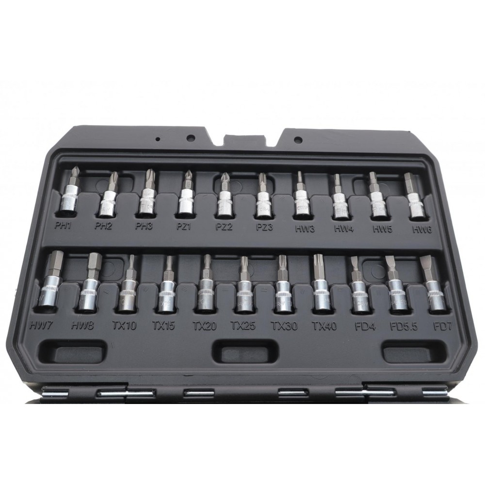 Набір головок Torx (46 предметів) 1/4