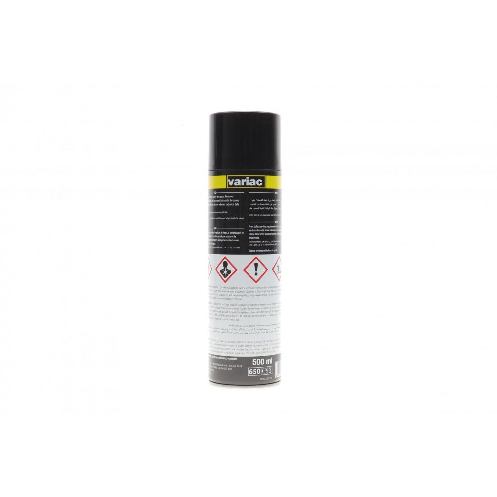 VARIAC BRAKE & CLUTCH CLEANER, 500ml Засіб для очищення компонентів гальмівної системи та системи зчеплення