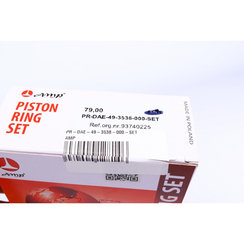 Кільця поршневі Daewoo Nexia 1.6 16V 86-05 (79.00mm/STD) (1.2x1.5x3,0) (к-кт 4 циліндра)