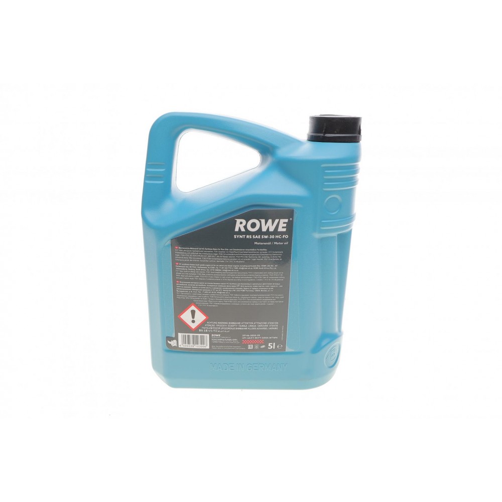 Олива 5W30 HIGHTEC SYNT RS HC-FO (5L) (WSS-M2C913-D/ILSAC GF-3/-4/RN 0700/18-1811 S1/STJLR.03.5003)