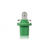 Автолампа 12V 2W B8.5d Green (в щиток приладів)