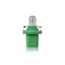 Автолампа 12V 2W B8.5d Green (в щиток приладів)