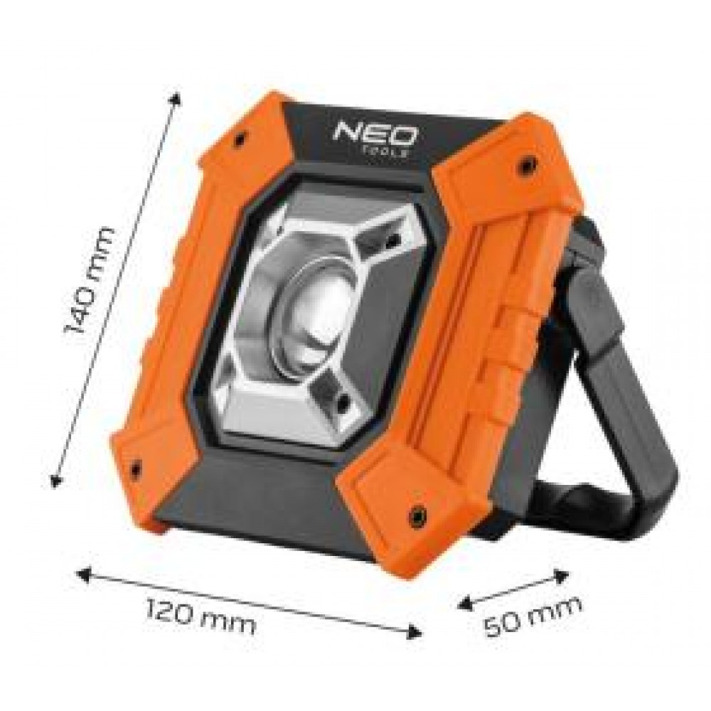 Ліхтарик-прожектор акумуляторний COB 750 LM/10W/LED/3xAA/Power Bank(без акб)
