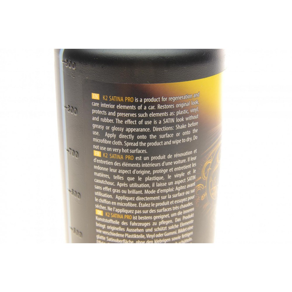Засіб для чистки пластика (приборної панелі) Satina Pro (1L)