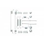 Комплект пружинок колодок ручника Fiat Fiorino 1.1-1.7TD 87-01 (Bosch)