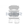 Колодки гальмівні (передні) Peugeot 308 II/SW 07-