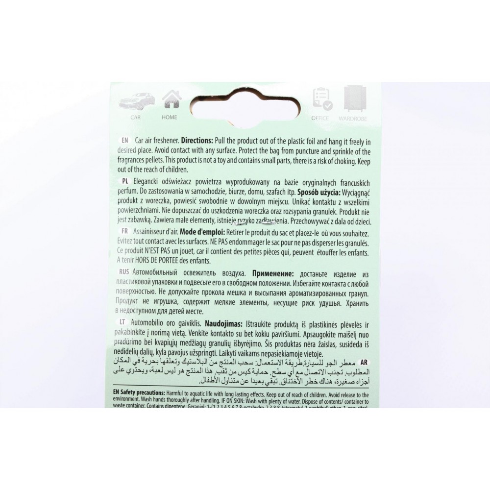 Освіжувач повітря салону Vinci Roko Kiss Green Tea (25г)