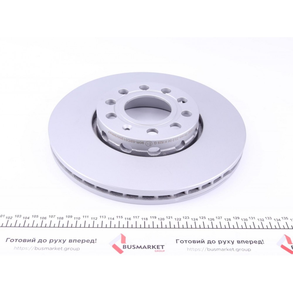 Диск гальмівний (передній) Audi A4/A6/VW Passat 95-08/Skoda Superb 02-08 (287.7x24.9)(з покр.)(вент.)