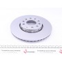 Диск гальмівний (передній) Audi A4/A6/VW Passat 95-08/Skoda Superb 02-08 (287.7x24.9)(з покр.)(вент.)