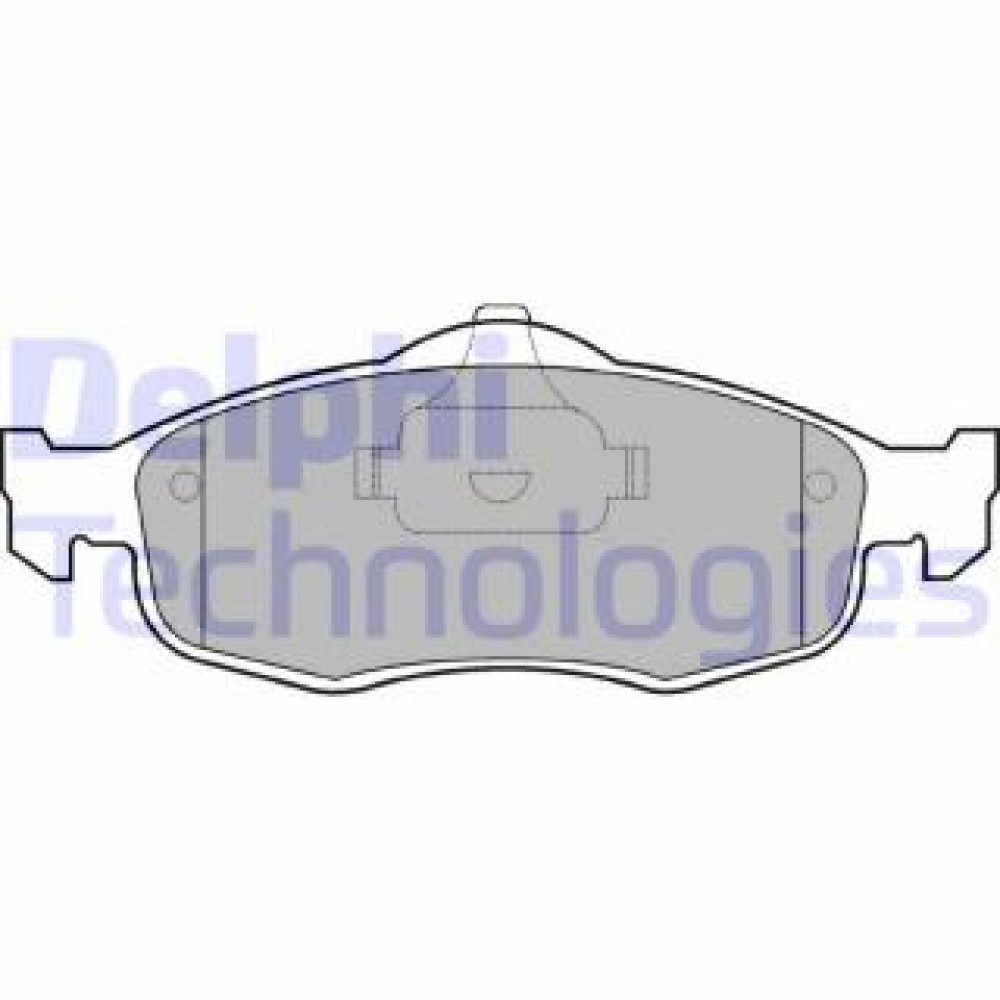 Колодки гальмівні (передні) Ford Mondeo I/II 93-00/Scorpio I/II 85-98