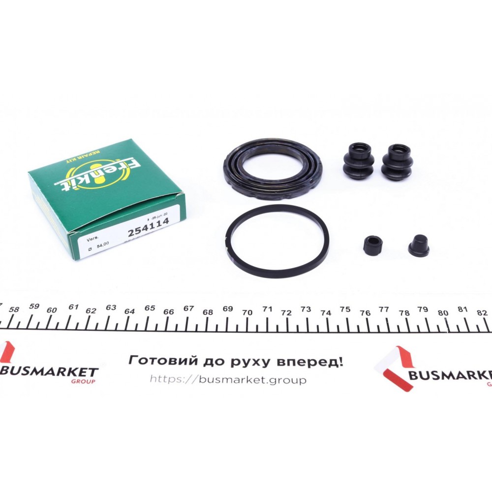 Ремкомплект супорта (переднього) Nissan Tiida 07- (d=54mm)