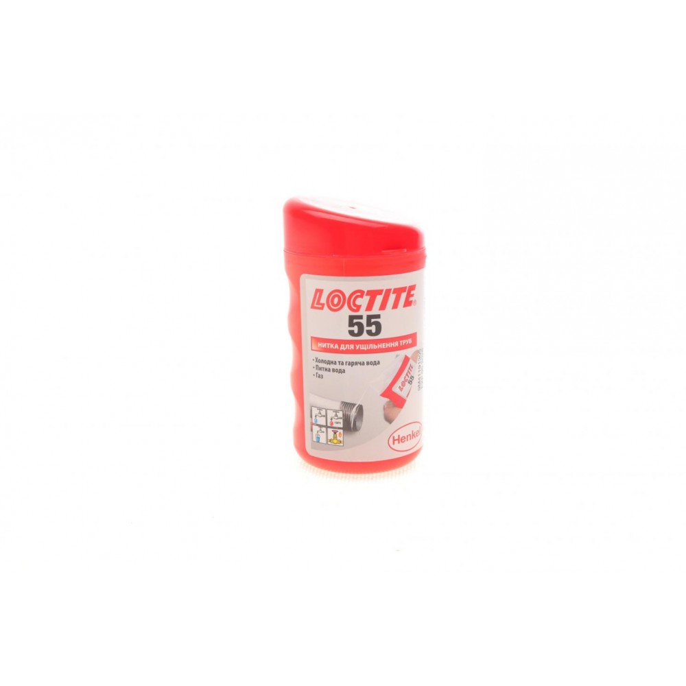 LOCTITE 55 48X160M UA герметик для фланцев (чорний) (стійкий до маслу/прем. метал/пластик)