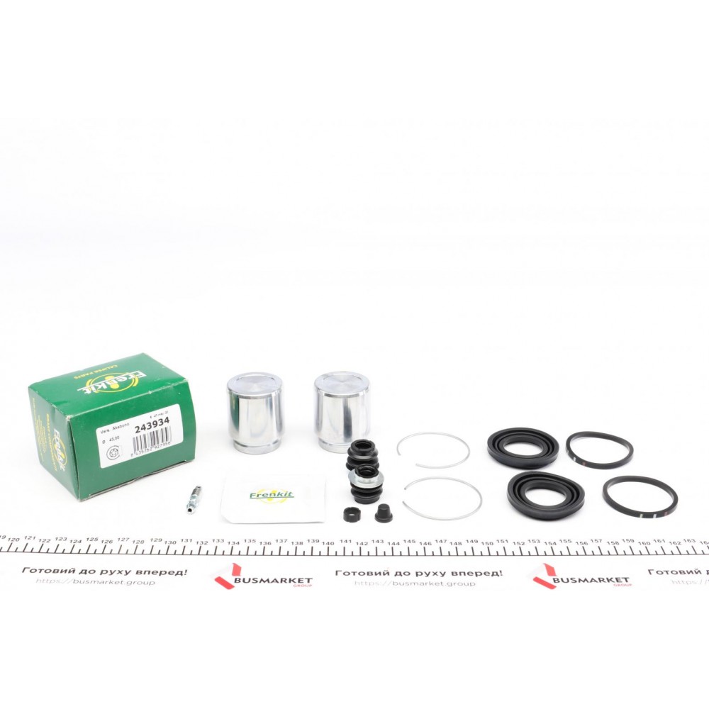 Ремкомплект супорта (переднього) Toyota Camry 91-06 (d=43mm)(+ 2 поршня) (Akeb)