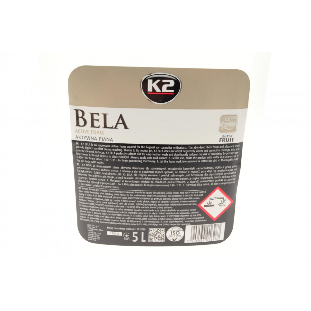 Піна активна для автомобіля Bela Energy Fruit (5L)