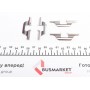 Планка супорта (заднього) прижимна (к-кт) VW Golf III/IV/Seat Toledo 91- (Lucas)