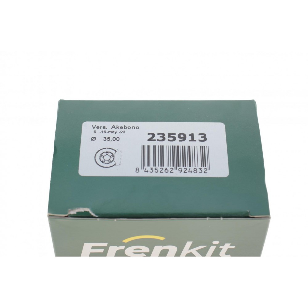 Ремкомплект супорта (заднього) Nissan Cube/Juke/Qashqai/X-Trail 07- (d=35mm) (Akebono) (+поршень)