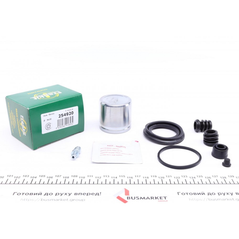 Ремкомплект супорта (переднього) Hyundai Accent 00-05 (d=54mm) (+поршень) (Mando)