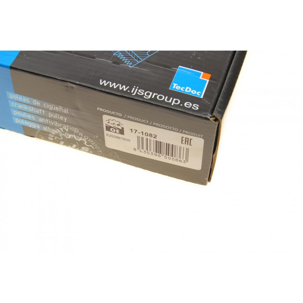 Шків колінвалу Renault Megane/Kangoo/Clio 1.5 dCi 08-/05- (6PK)