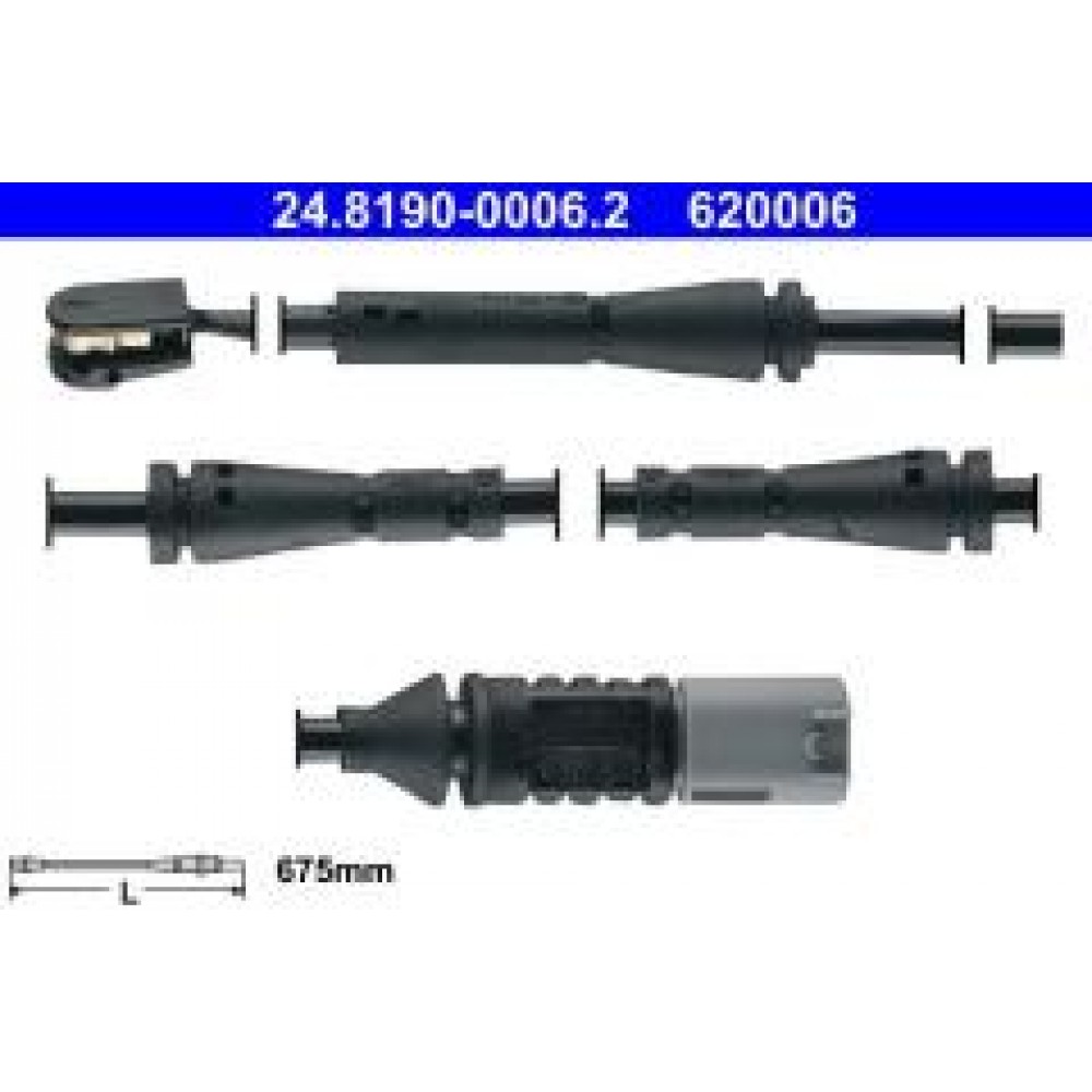 Датчик зносу гальмівних колодок (передніх) BMW 1 (F20)/2 (F22)/3 (F30) 1.6-4.0 10- (L=675mm)