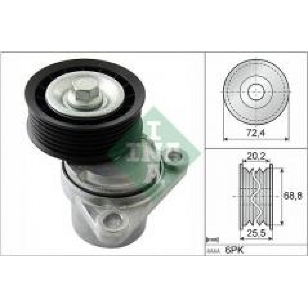 Натяжник ременя генератора Mazda 6 1.8-2.3 MPS 02-07
