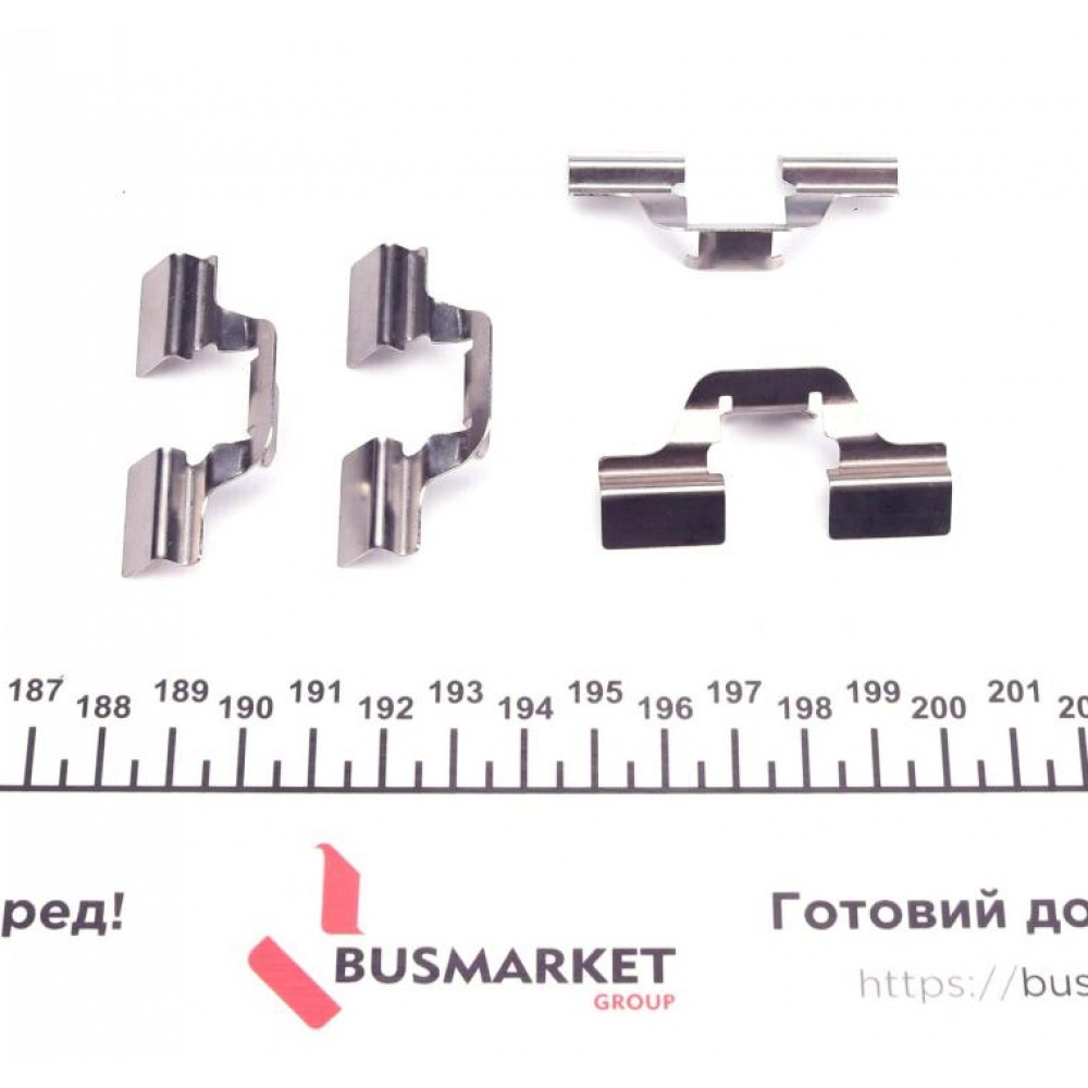 Планка супорта (заднього) прижимна (к-кт) Renault Scenic I/Megane II 98-