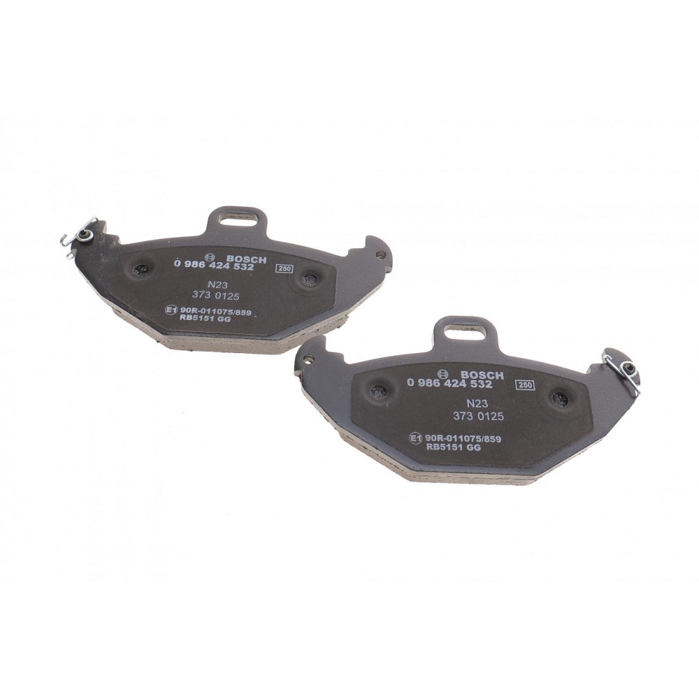 Колодки гальмівні (задні) Renault Laguna I 93-01 (Brembo) (з датчиками)