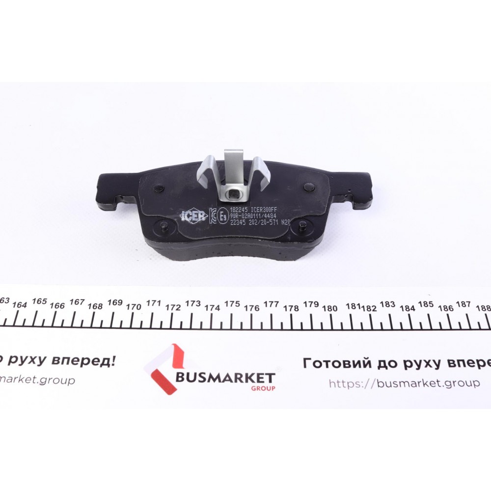 Колодки гальмівні (передні) Opel Astra K/Chevrolet Cruze 15-