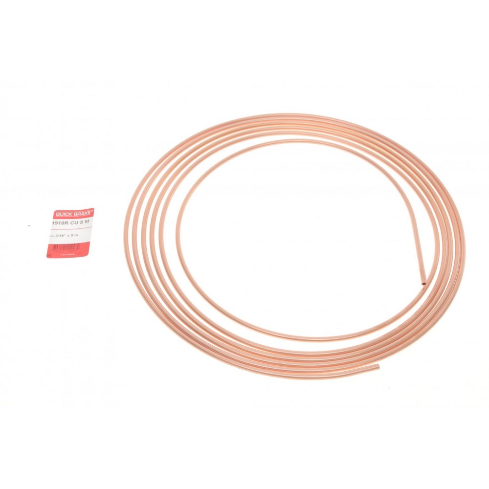 Трубка гальмівна 5.00m (3/16'') Copper/мідна