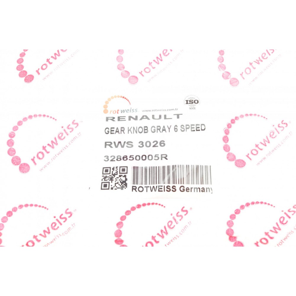 Рукоятка важеля КПП Renault Megane 08-/Scenic 09- (1-6, R)