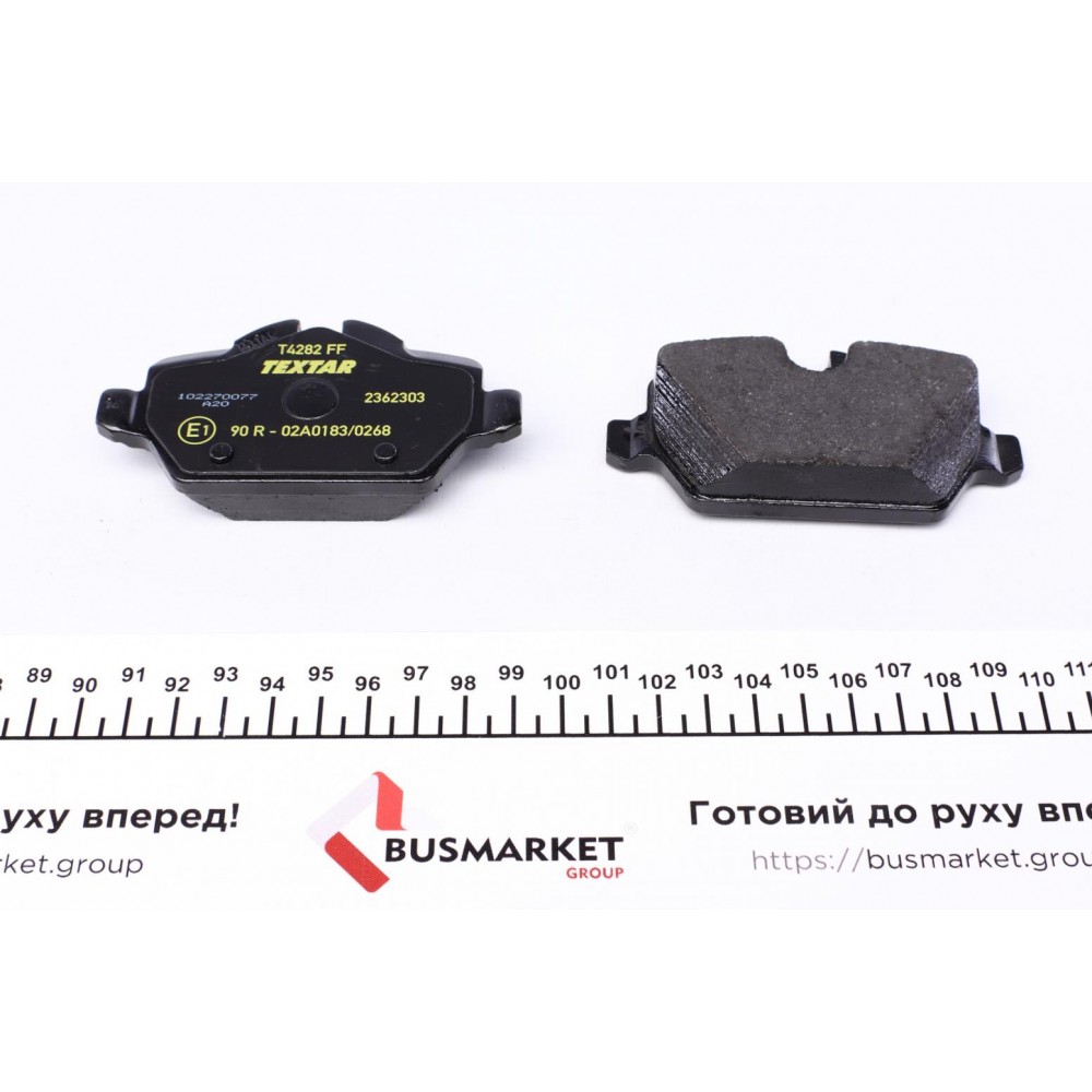 Колодки гальмівні (задні) BMW 3 (E90/E92) 00-13/1 (E81/82/87) 03-13 (TRW) Q+