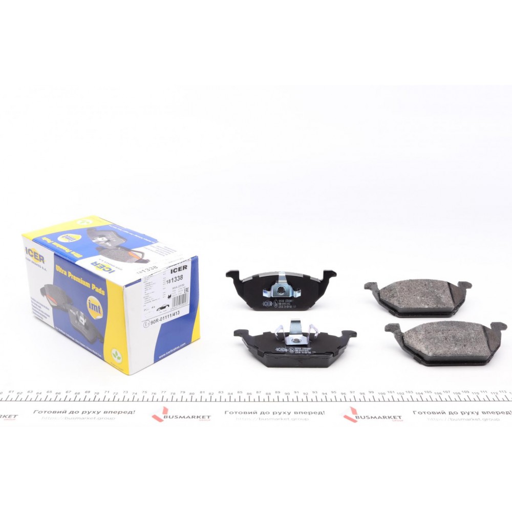Колодки гальмівні (передні) Audi A1 10-18/A3/Seat/Skoda Fabia/Octavia/VW Golf 96-/Caddy/Polo 04-