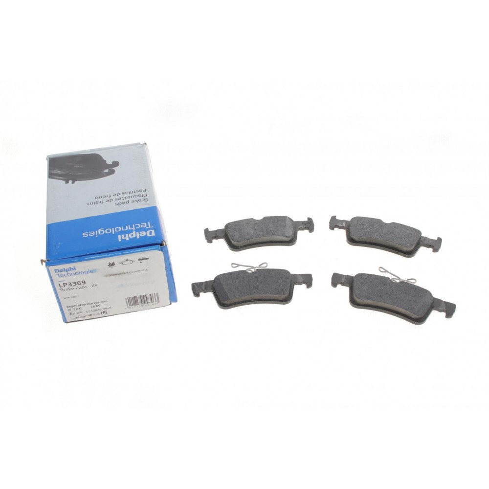 Колодки гальмівні (задні) Ford Fiesta 1.0 EcoBoost 17-/Peugeot 308 1.6 HDi 14-