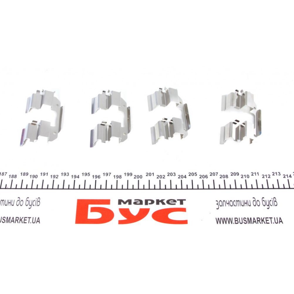 Планка супорта (переднього) прижимна (к-кт) Chevrolet Matiz/Daewoo Matiz 0.8/1.0 03- (Dac)