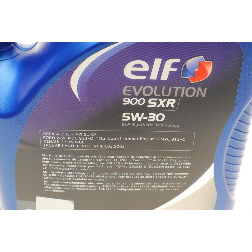Олива 5W30 Evolution 900 SXR (5L) (457859) (ACEA A5/B5/API SM/CF/RN 0700/RN 0710)