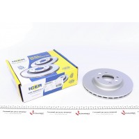 Диск гальмівний (передній) Renault Kangoo 97-/Clio 91-/Megane 95-03/Logan 04-(259x20.6)(з покр)(вент)