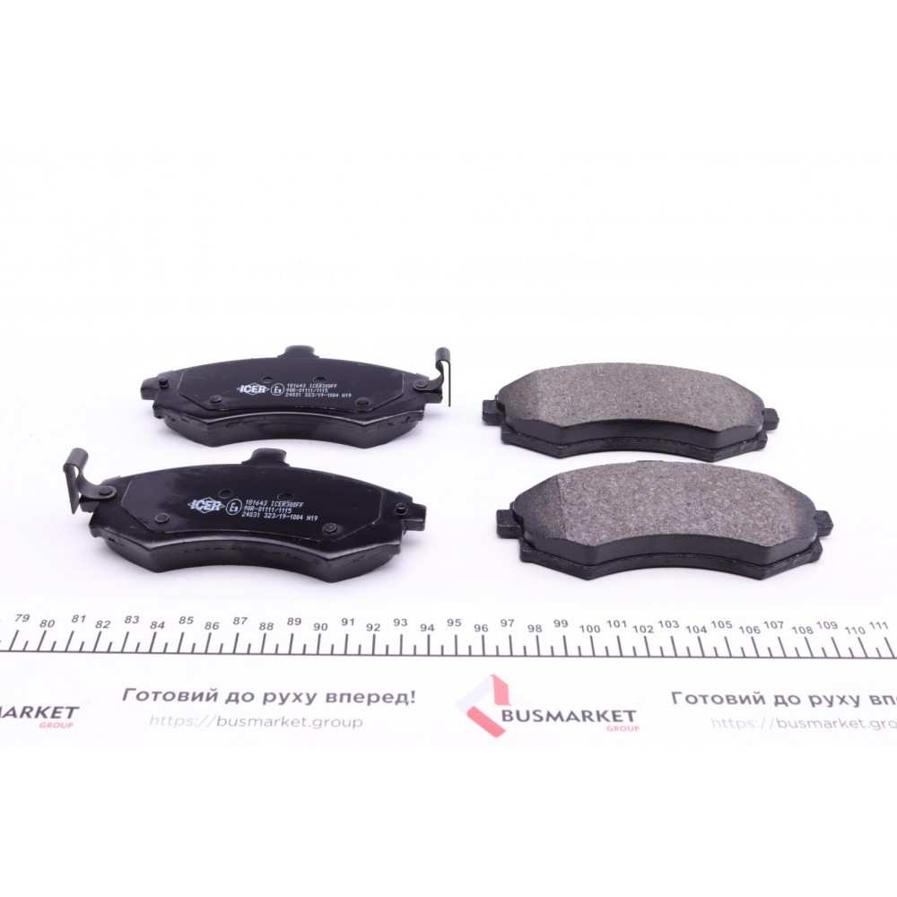 Колодки гальмівні (передні) Hyundai Elantra 00-06/Matrix 01-10/Kia Cerato 06-09