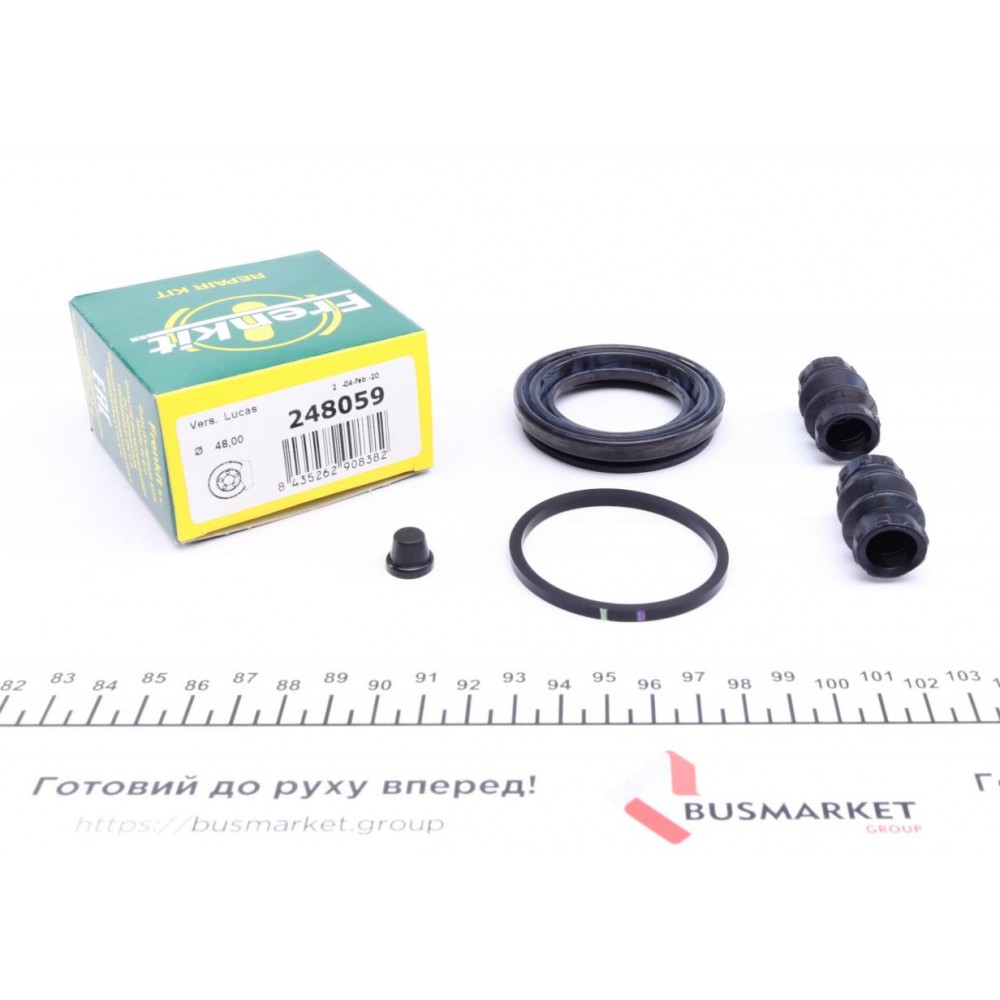 Ремкомплект супорта (переднього) Citroen C3/Lancia Ypsilon 02- (d=48mm) (Lucas)