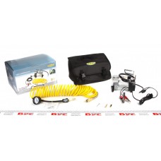 Компресор автомобільний 12V/280W/6.9 BAR (аналоговий манометр PSI/бар)