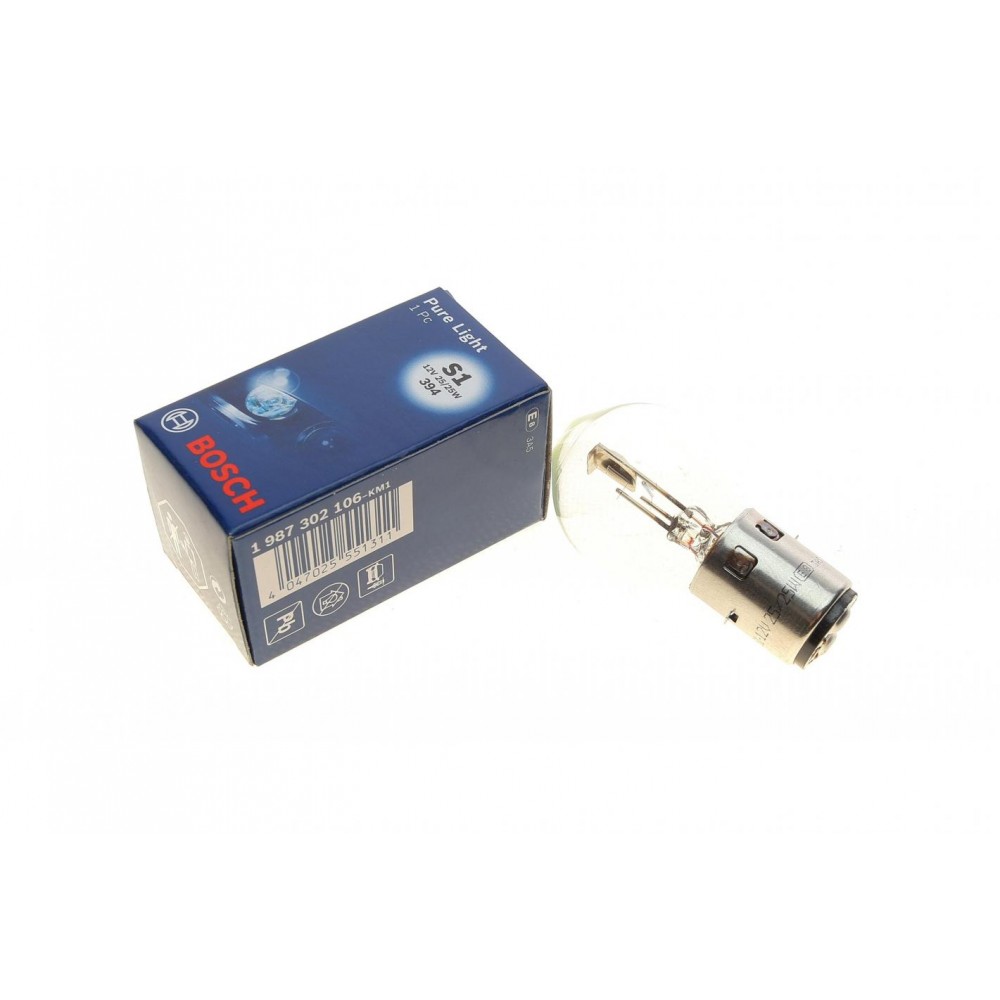 Автолампа S1 12V 25/25W BA20d Pure Light WS