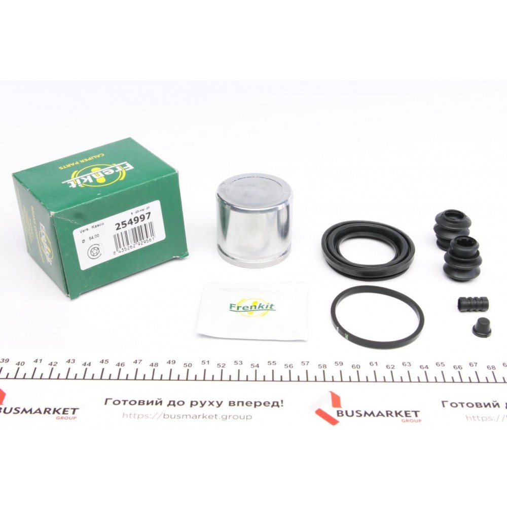 Ремкомплект супорта (переднього) Hyundai Accent III 05-10 (d=54mm) (+поршень) (Kasco)