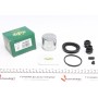 Ремкомплект супорта (переднього) Hyundai Accent III 05-10 (d=54mm) (+поршень) (Kasco)