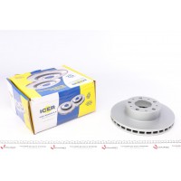 Диск гальмівний (передній) Citroen Jumper/Fiat Ducato/Peugeot Boxer 06- (280x28) (з покр.) (вент.)