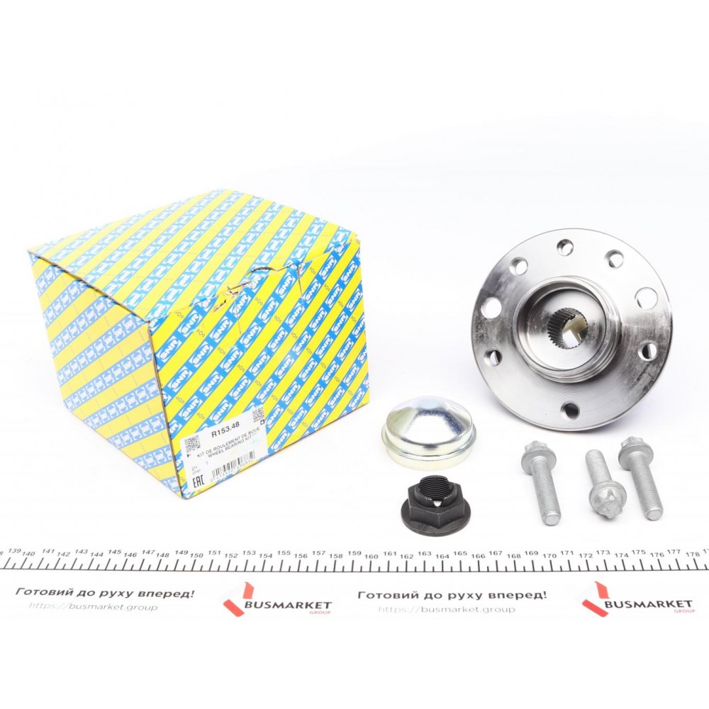 Підшипник маточини (передньої) Opel Astra H/Zafira 04- (+ABS)