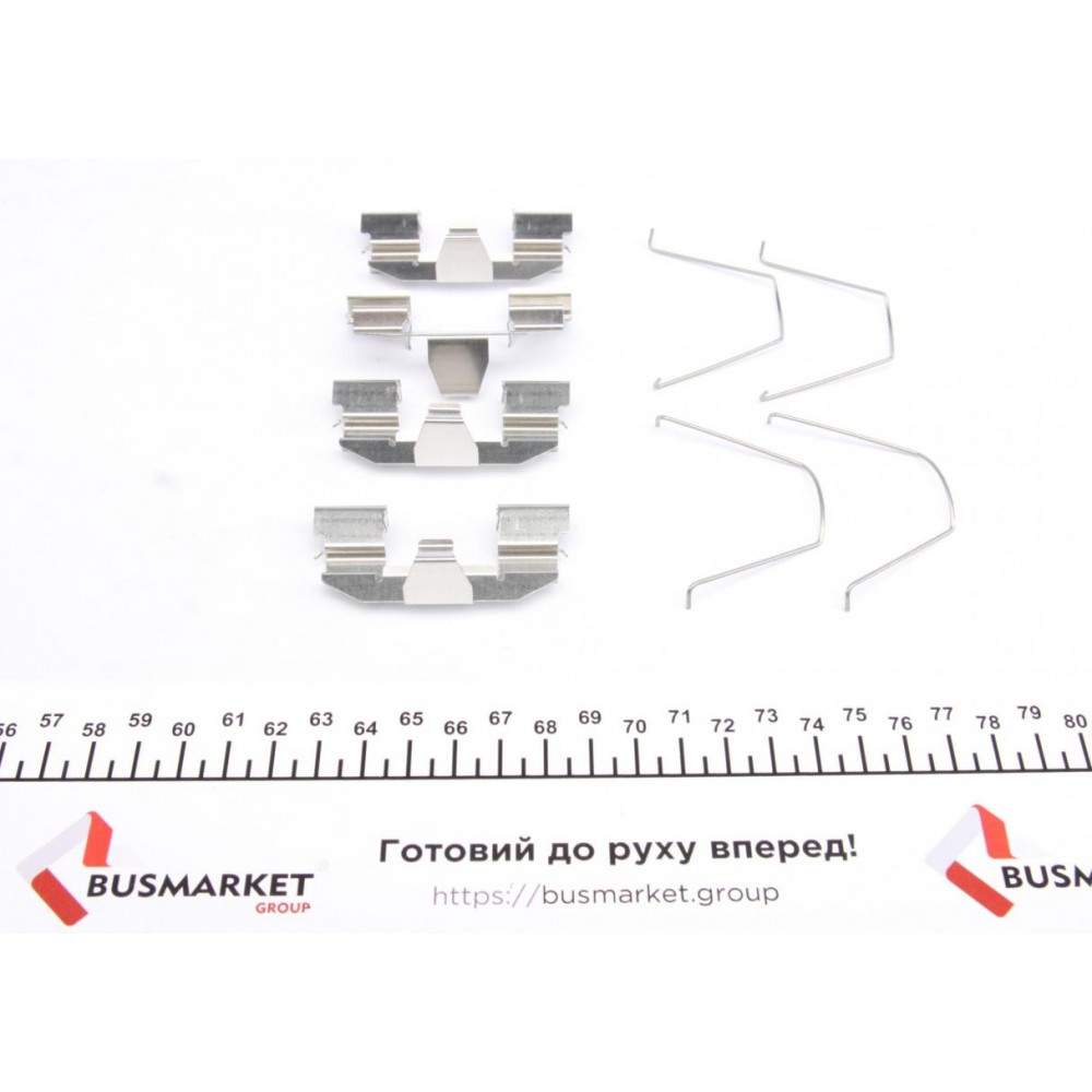 Планка супорта (переднього) прижимна (к-кт) Mazda 6 02-05 (Akeb)